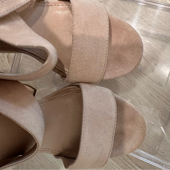 Carven by Kurt Geiger nude suede heels - Picture 9 of 9